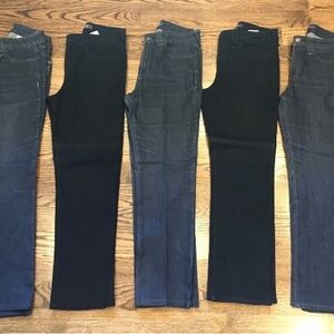 NYDJ Lift Tuck Stretch Denim Straight Jeans 8